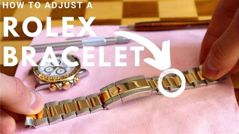 how to change rolex buckle size|rolex bracelet adjustment guide.